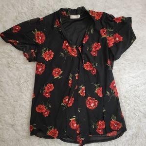 Ember Rose flower shirt